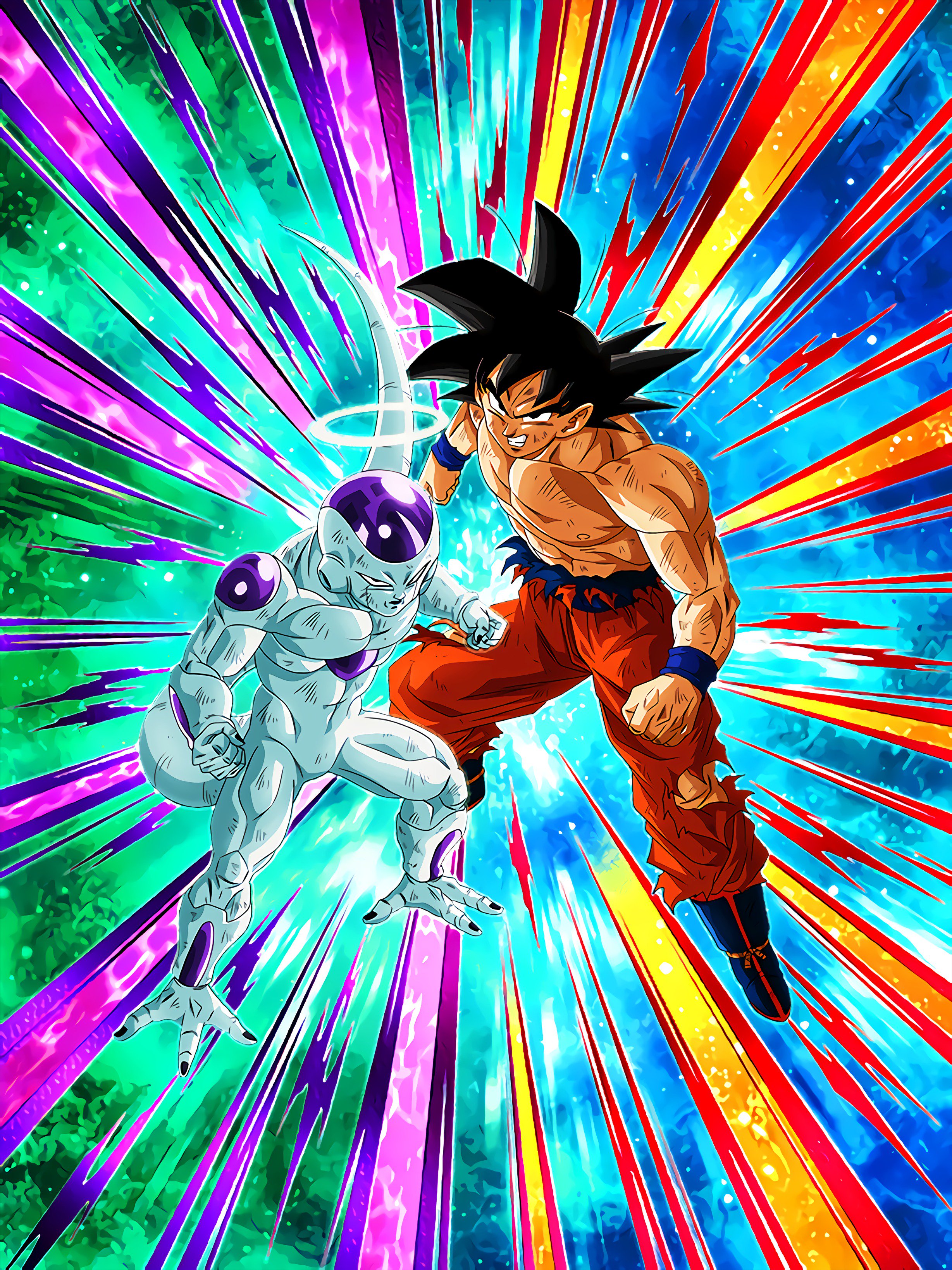 Hydros New Lr Goku Amp Frieza Ssr Artwork Dokkanbattle Maximum Last Collaboration Goku Amp Frieza Final Form Angel Character Hd Version ドッカンバトル 最大最後の連携 孫悟空 Amp フリーザ 最終形態 天使