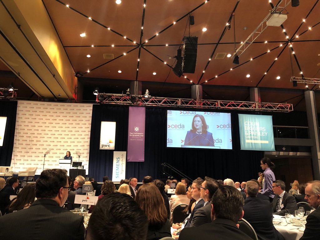 The Queensland hydrogen energy industry is poised to expand rapidly. Literally bottling Queensland sunshine and sending it out to the world. 

@AnnastaciaMP is laying out a transformative vision for Australia’s best state at a packed house for the CEDA #StateofQLD