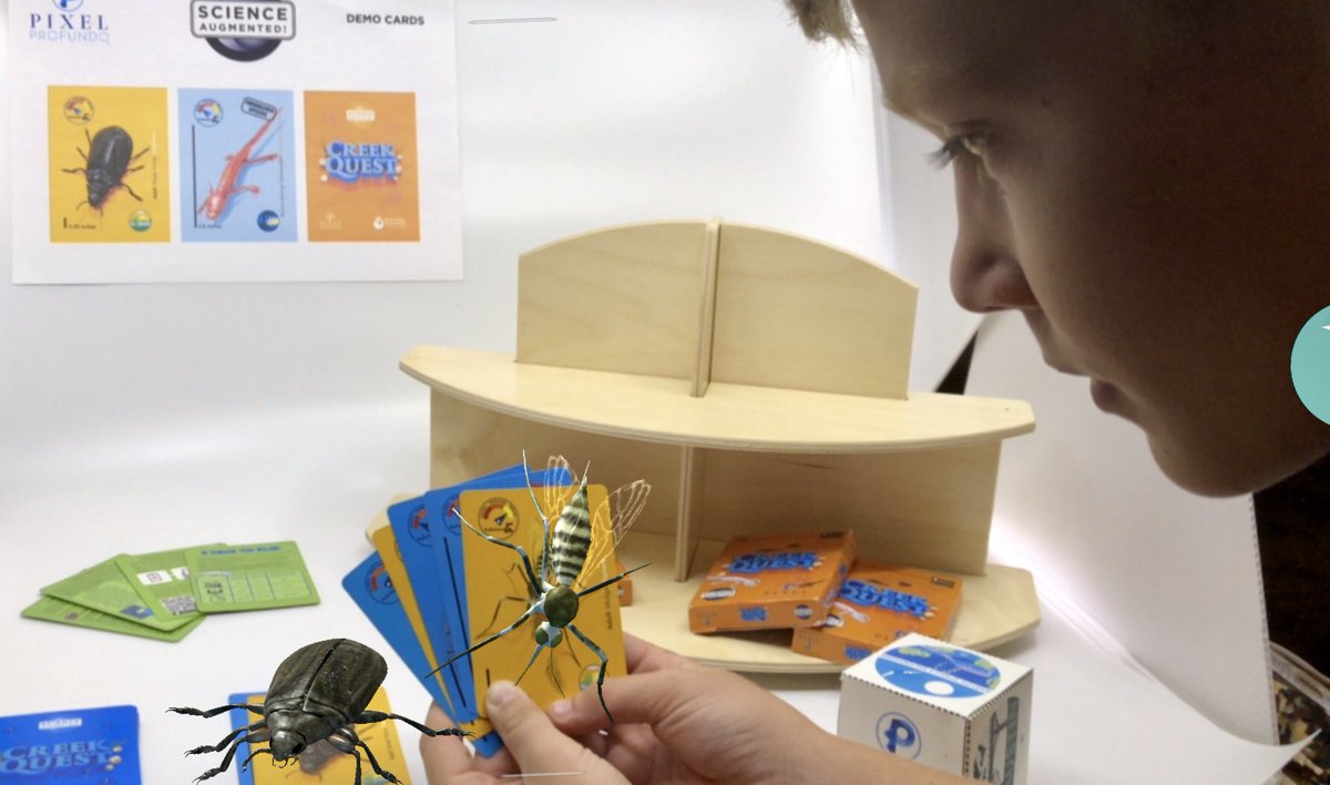 augmentscience's tweet photo. Here comes Creek Quest AR #AugmentedReality #Science #water https://t.co/ULDREXNsxe