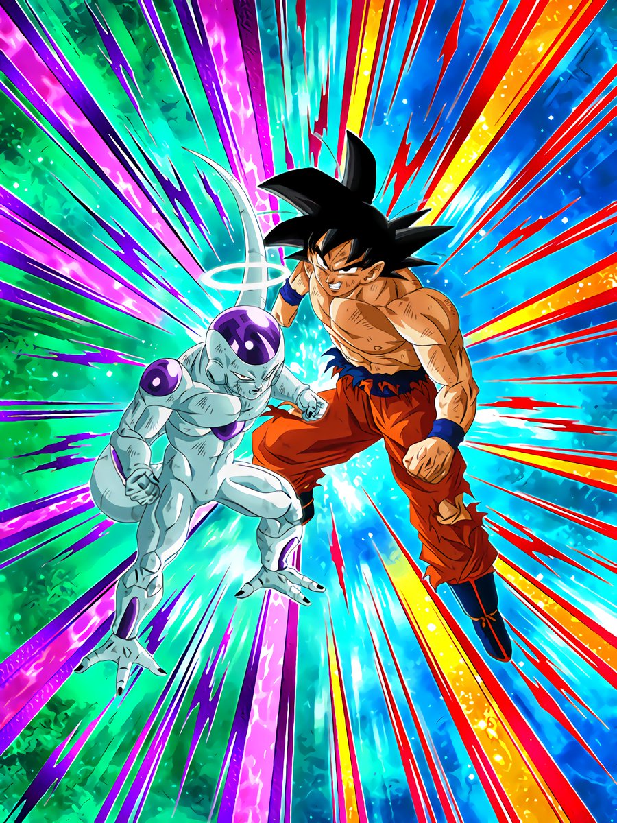 アヤとん En Twitter 最大最後の連携 孫悟空 フリーザ 最終形態 天使 Dokkanbattle ドッカンバトル