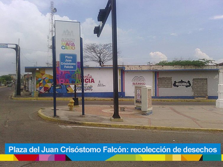 Seguimos embelleciendo nuestra ciudad, en la construcción de una nueva sociedad. Como parte de nuestro plan de recolección de residuos y desechos sólidos fue favorecida la plaza Juan Crisóstomo Falcón