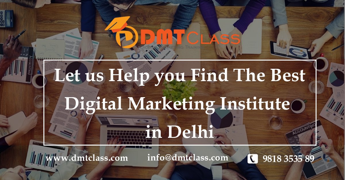 dmtclass's tweet image. Get Career Prospects by #Digital #Marketing #Training #Institutes in Delhi
#PracticalClasses
#45Modules
#JobAssistance
#liveproject
Call @ 9818353589 
Visit: dmtclass.com