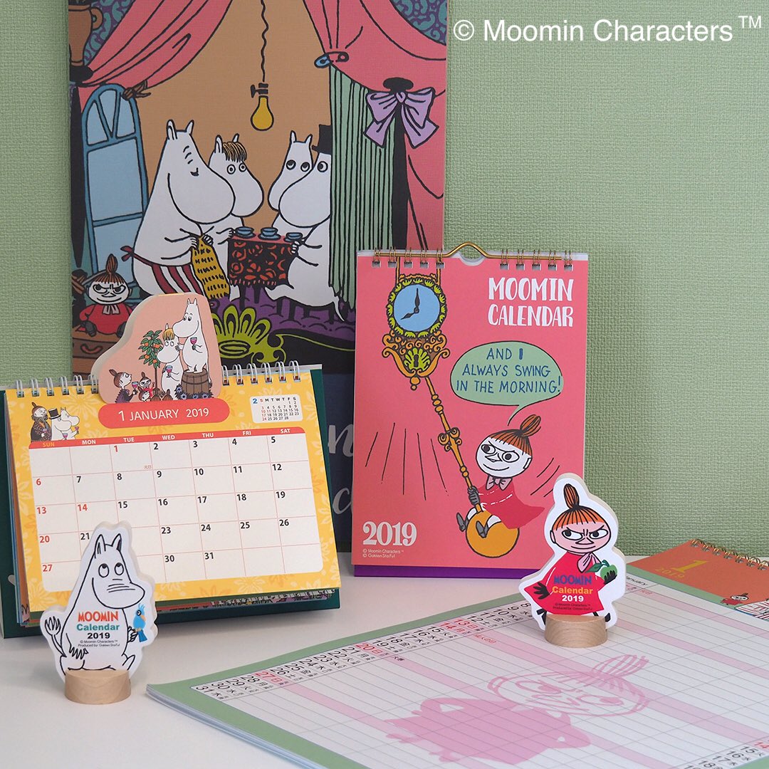 ワンズテラス Auf Twitter Moominの19年カレンダーの中でも リトルミイのカレンダーはかわいくておすすめ 家族の予定を 書き込める大きなタイプも人気です Moomin ムーミン リトルミイ カレンダー 19 デスクトップ 壁掛け Onesterrace ワンズテラス