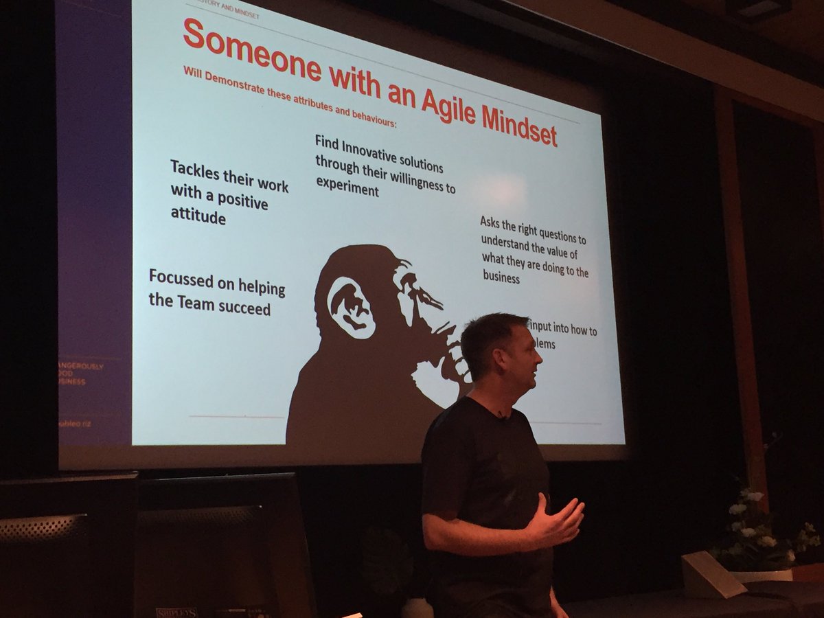 Masquerading as a monkey to explain the agile mindset. Joe Kearns at Double-O #CantySummit18