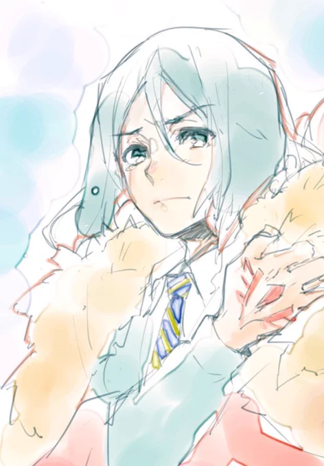 水彩風難しいww理解するまでまだ時間かかりそう?慣れないツール使うと肩凝るなあー。練習おわり!仕事のラフやろう。。 