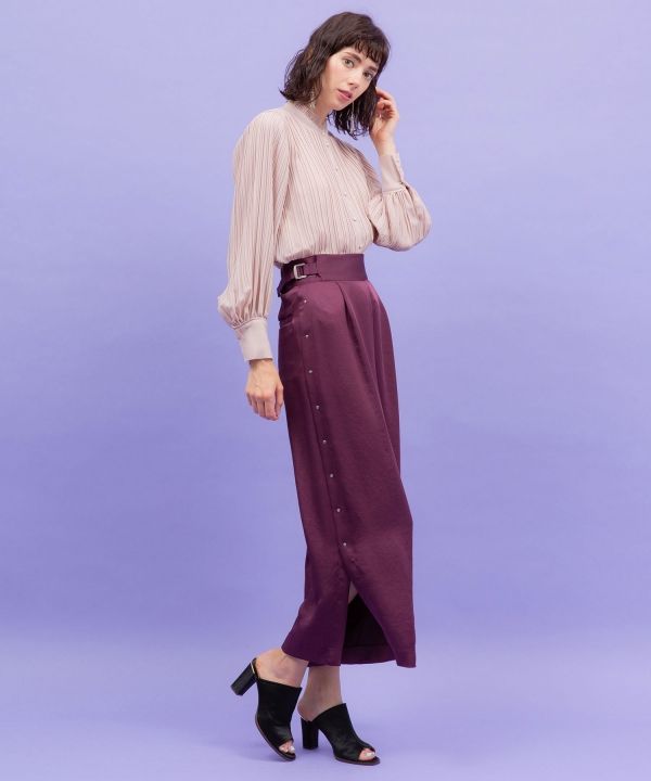 UNITED TOKYO レイヤーサテンブラウス 石原さとみ 着用 