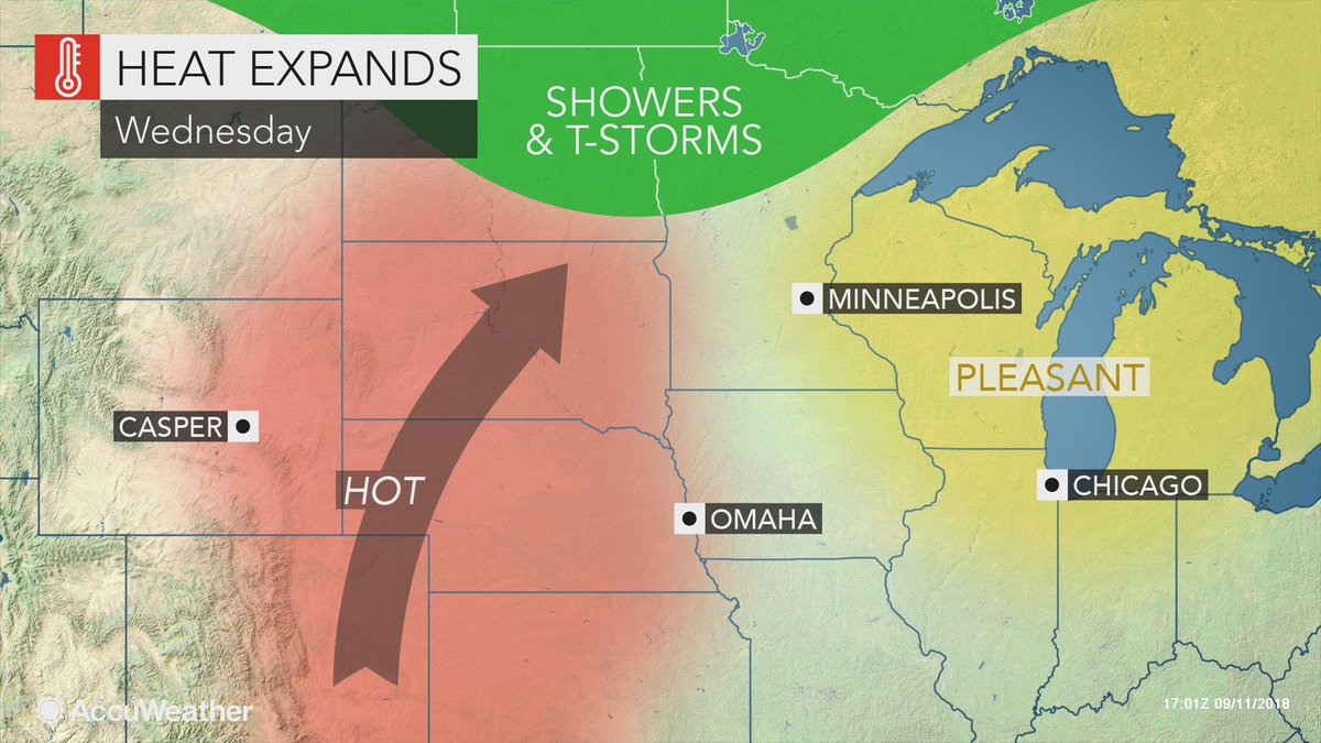 New daily heat records were set in Denver, Colorado on both Monday and