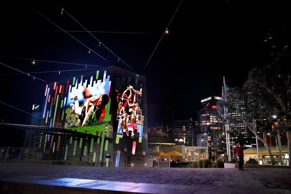 🚨 Get down to <a href="/FedSquare/">Fed Square</a> during September to check out the team’s best pics from 2018. Exhibiting on the new digital facade, a 5 storey high screen comprising 850 LED panels and 4 million pixels! 👍🏼