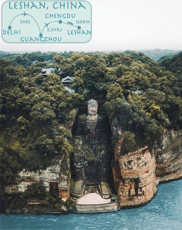takethatbreak's tweet photo. #Travel #infographic of the day @Leshan #China #Buddha #monument #UNESCO #Worldheritage #statue #GiantBuddha #MountEmei #Asia #Travelphotography #Landscape #Spiritual #Iconic #Surreal #Travelroutes #Destination #photography #quickdestinations #GUANGZHOU #chengdu #Delhi #Sichuan https://t.co/Y1PyUP2ap4
