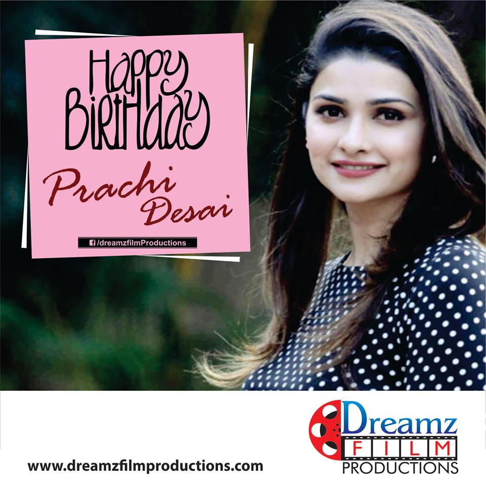 Dreamz Film Productions wishes a very  to Prachi Desai (Famous Actress) 