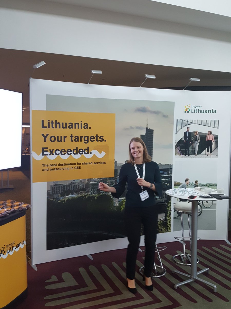 InokaitisLukas's tweet photo. @Labalaukyte &amp; the team are kicking of the #SSOW in #Vilnius. Visit our booth to learn more about #GBS in #Lithuania https://t.co/S6KqEABAY4