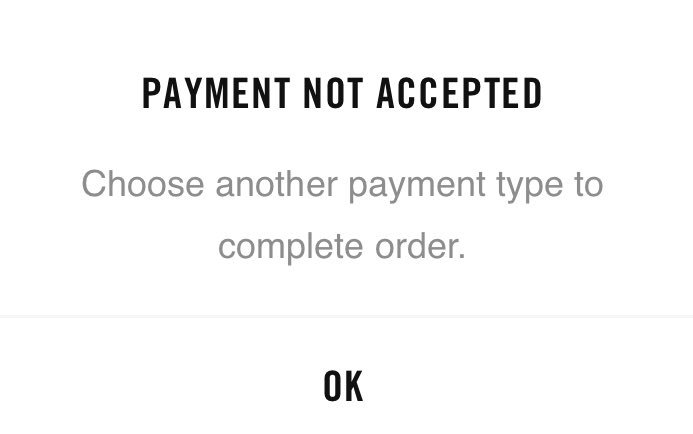 nike checkout not working
