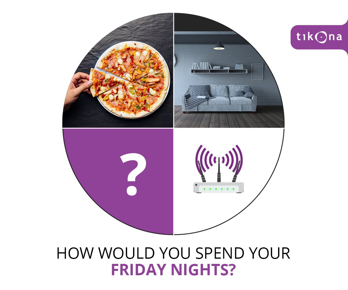 TikonaTIL's tweet image. What completes your weekend plan? Mention in the 
comments below.
#WeekendEssentials #WeekendGoals
 #InternetAndPizza