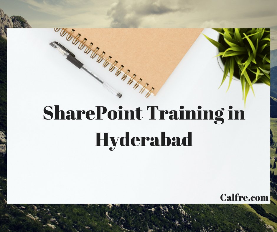 calfre8's tweet photo. Career Oriented Course SharePoint Training in Hyderabad@ Attend For Free DEMO. For more details about course and institutions please visit.
Click here: https://t.co/h95CLesd4e
@SharePoint @SPConf @sharepoint_2007 
#wednesdaythoughts #WhiteHouse https://t.co/pUc2xXJvKh