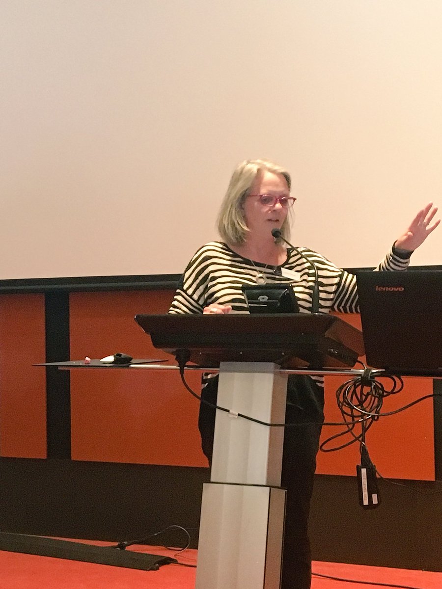 LibraryShirley's tweet photo. @BigBluePen from @Library_Vic tells us about the exciting new training program, Reaching Readers. The course is developed by he awesome @ @OpeningTheBook #muchado2018 https://t.co/CUlVwGRInH