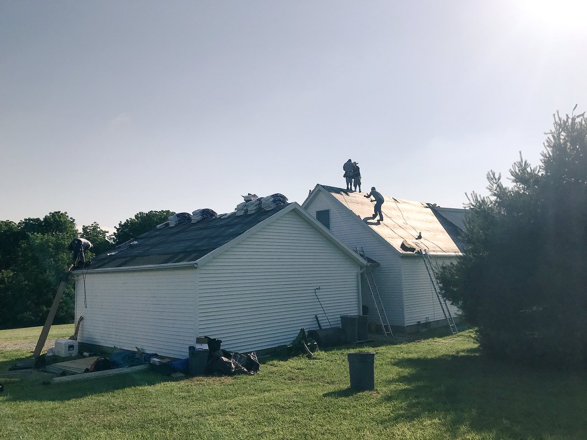 TRG roof install in Amanda, OH using <a href="/gafroofing/">GAF Roofing</a> Timberline HD shingles-Williamsburg Slate #TheRoofingGuys #TRG #RoofingDoneRight