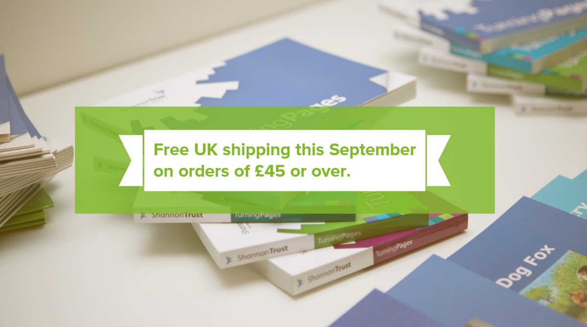 TurningPagesST's tweet image. For September, we're offering free shipping on Turning Pages orders of £45 and above. shop.turning-pages.org.uk/discount/SCH18
#UnlockingThePowerOfReading #Literacy #backtoschool #learning #Reading #LearningToRead
