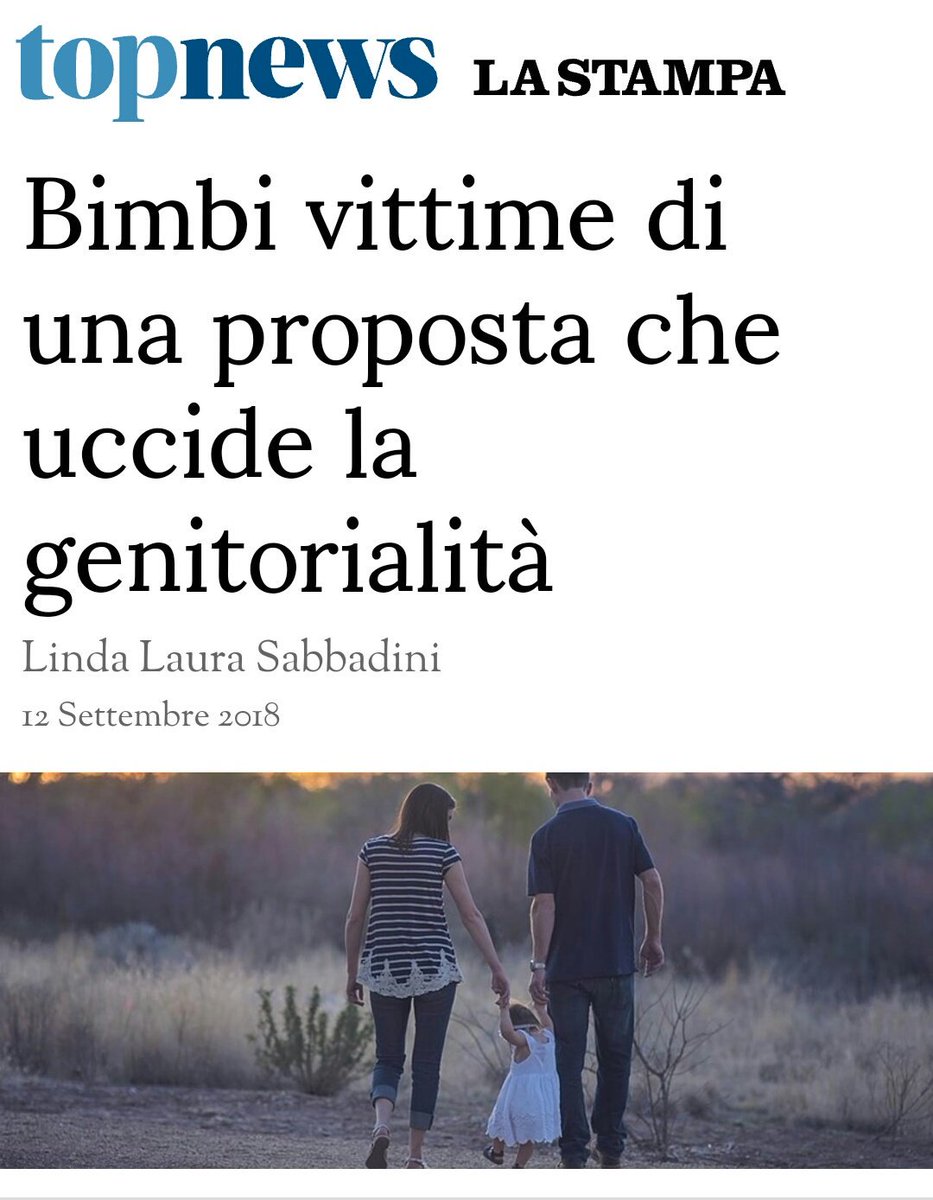 MLLSabbadini's tweet photo. #DDLPillon Non votate questa legge! uccide genitorialità quella vera fatta di cuore e responsabilità. attacca i diritti di tutti #LindaLauraSabbadini @LaStampa #12settembre 
https://t.co/SmidXd2a3v
@Retedellereti @RebelNtwk @DonneCgil @luisarizzitelli @DaisyFimCisl @mara_carfagna https://t.co/2OhMXSU6OW