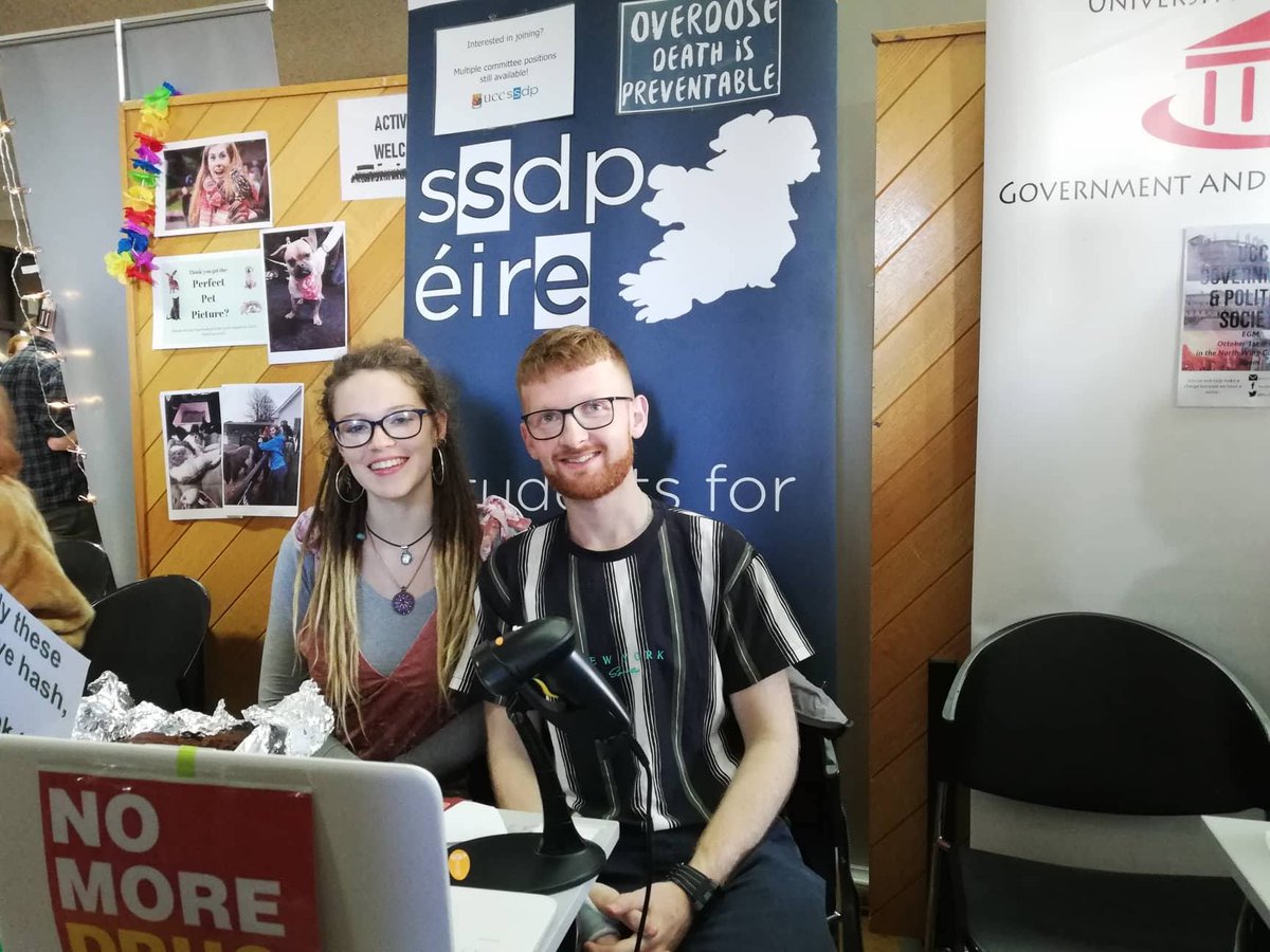 uccssdp's tweet photo. Catch us inside Devere Hall all day today at @uccsocieties Day 2018 😁

#societiesday #ucc #socsday #uccssdp https://t.co/ipLYHIqyLk