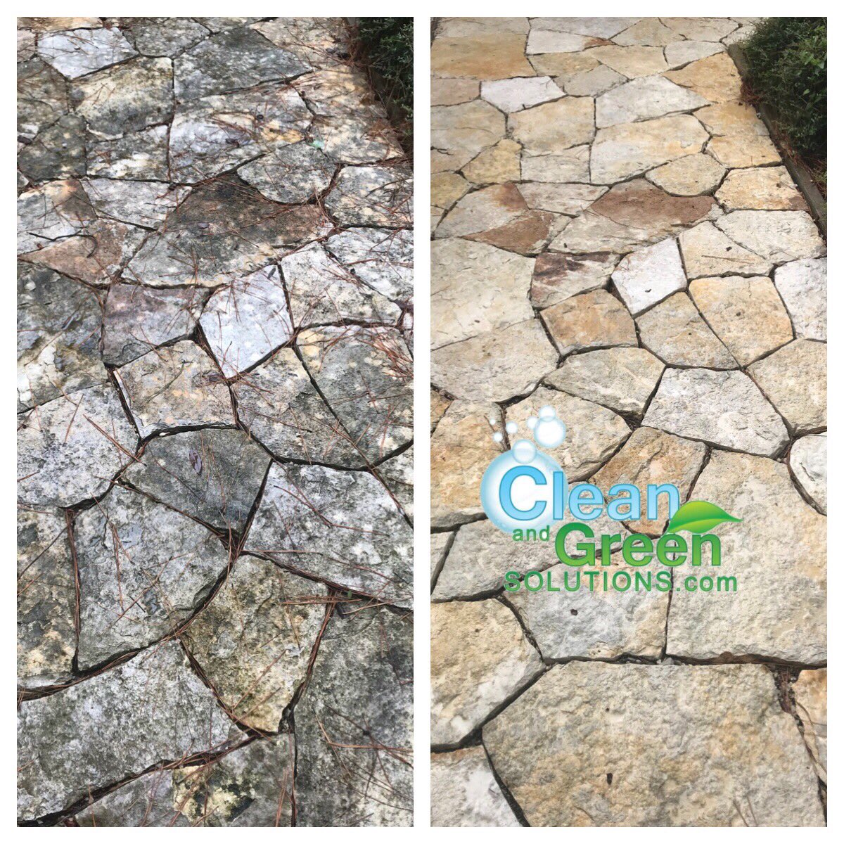 Keeping walkways fresh and bright not only looks a hundred times better, but also prevents slip and fall injury, especially in wet conditions. Call or text 281-883-8470 for a free estimate! #pavers #pressurewashing #sidewalkcleaning #safetypractices