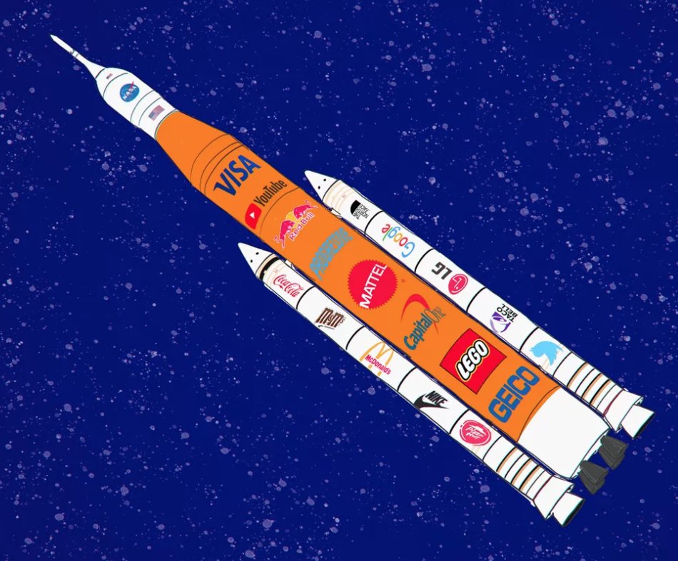 TheMightyBQ's tweet photo. NASA wants to know if it can brand its rockets https://t.co/HlZIQSZUBP via @verge #Branding https://t.co/9UM7hRUpd5
