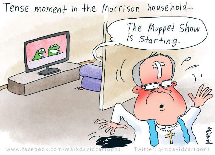 ballgameskeith's tweet image. #auspol #muppets #happyclapper #morriscum