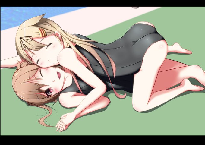 pixivに投稿しました いちゃいちゃ #pixiv #艦これ  https://t.co/0weQ9wFb5Q 