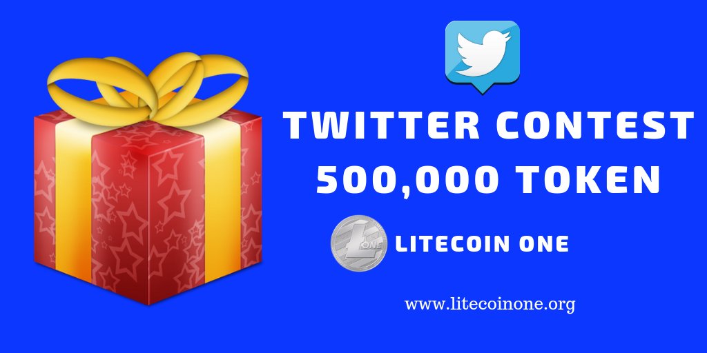Mega #Contest of 500k $LTCONE #LitecoinOne !
There will be 10 winners [The rules are]
Follow us >> <a href="/LitecoinOne/">LitecoinOne</a> 
Like &amp; RT this tweet.
Tag 5 Friends Comment with your ETH address.

This Mega #Contest will finish once there are 3000 participants joined.

#Airdrop #Giveaway #Bounty