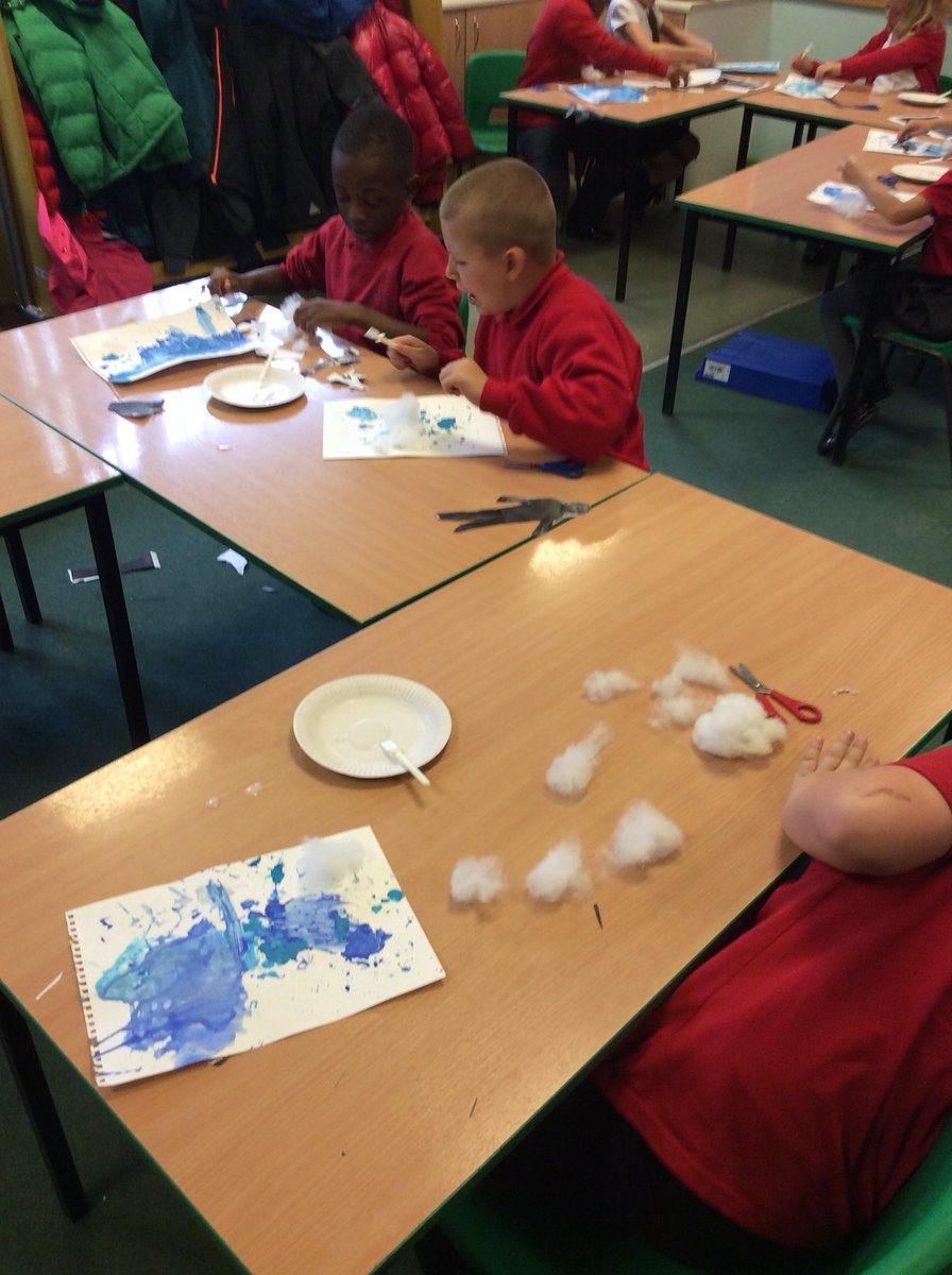 MrHartney3H's tweet photo. Our first English narrative is based on a book called Cloudland. The children created some artwork as a stimulus before we read the book.... https://t.co/BVDy4E3ljI