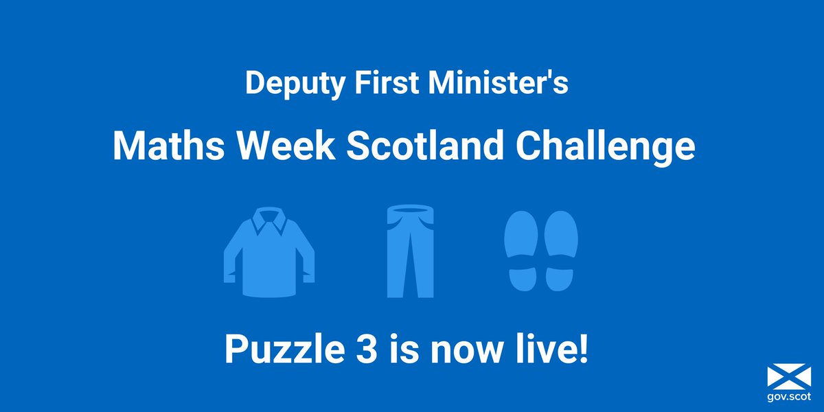 JohnSwinney's tweet photo. Here is my third #mathsweekscot daily challenge: https://t.co/rqEHwir0jz. Remember to check out the video from @BBCScotLearn, @Grange_Academy1 and @aap03102 for helpful hints. Have fun! https://t.co/cEKlEvbksR