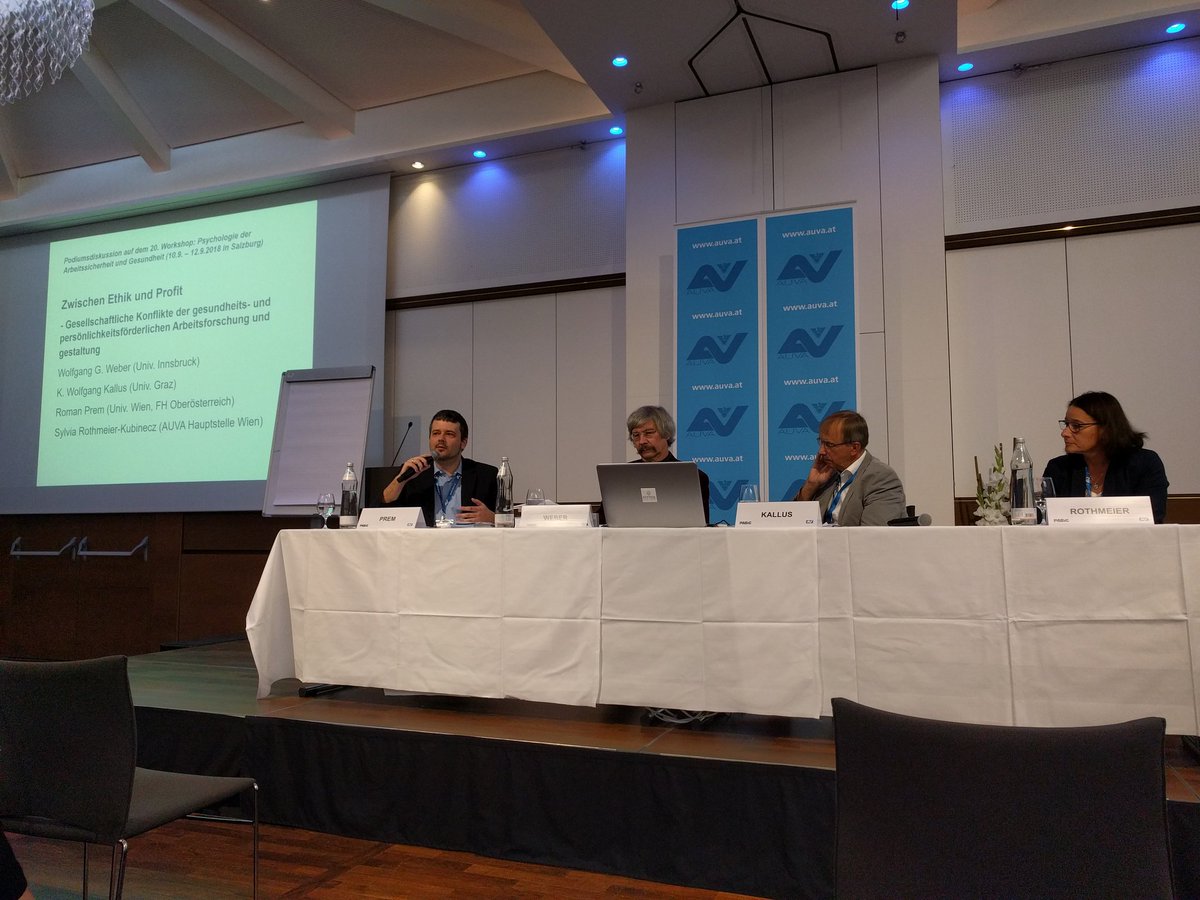 Discussion with <a href="/romanprem/">Roman Prem</a> et al about the conflict between ethics and profits in OSH and work psychology.
Important topic for all reseachers and consultants!
#pasig