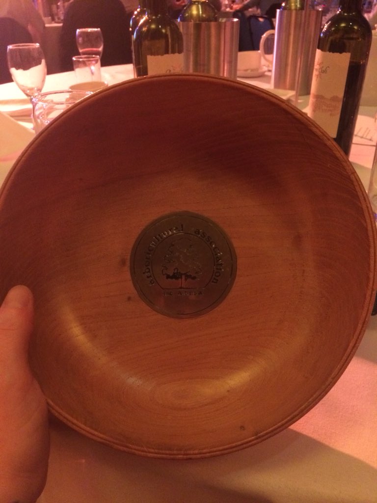 BeckiGawthorpe's tweet photo. The @ForestryCommEng Tree Health stand won the ‘Best Exhibitor 2018’ award at the @ArbAssociation Soils &amp; Trees Conference dinner last night. Very unexpected! Thank you Henry Girling for the vote. Mike Ndeze, @LMBrooker, our hard work paid off! https://t.co/GCyvmZwfJm