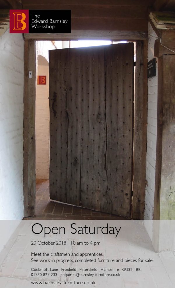 Open Saturday 20 October 2018 10.00am to 4.00pm...