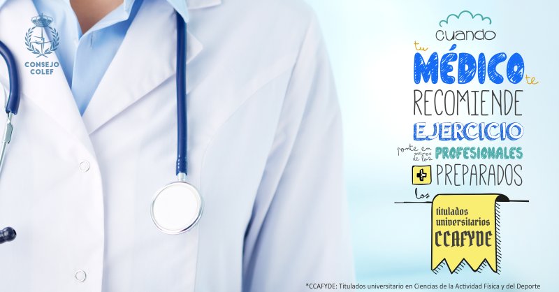 📚 El Lcdo./Graduado en Ciencias de la Actividad Física y del Deporte es el experto en EJERCICIO FÍSICO / ENTRENAMIENTO de la población 🏋️‍♂️🚴‍♀️ josemief.com/licenciado-gra…
#EquipoMultidisciplinar #RecetaDeportivaYA #CCAFYDE #EjercicioEsMedicina
