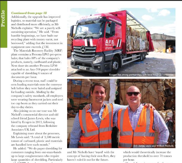 Eye eye!  Whose good-looking truck have we spied in this month's Recycling Magazine?  Great piece on our customer <a href="/EcogenRecycling/">Ecogen Recycling Ltd</a> - worth a read with your morning cuppa.  See pages 18 to 20 ow.ly/eeI430lMEBW