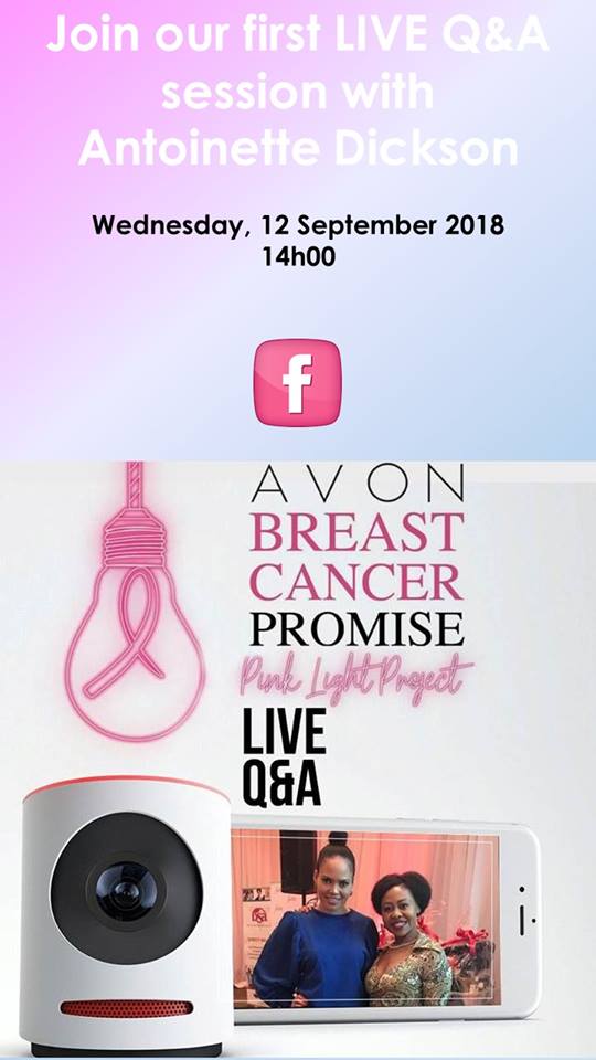 iThembaCrusade's tweet image. Join our first live Q&amp;amp;A today @ 2pm on our Facebook page @ithembawalkathon 
Antoinette Onkgopotse, Avon Justine&apos;s Senior Comms Specialist will be answering all your questions about breast cancer.
 
 #ithembawalk2018
 #PinkLightProject