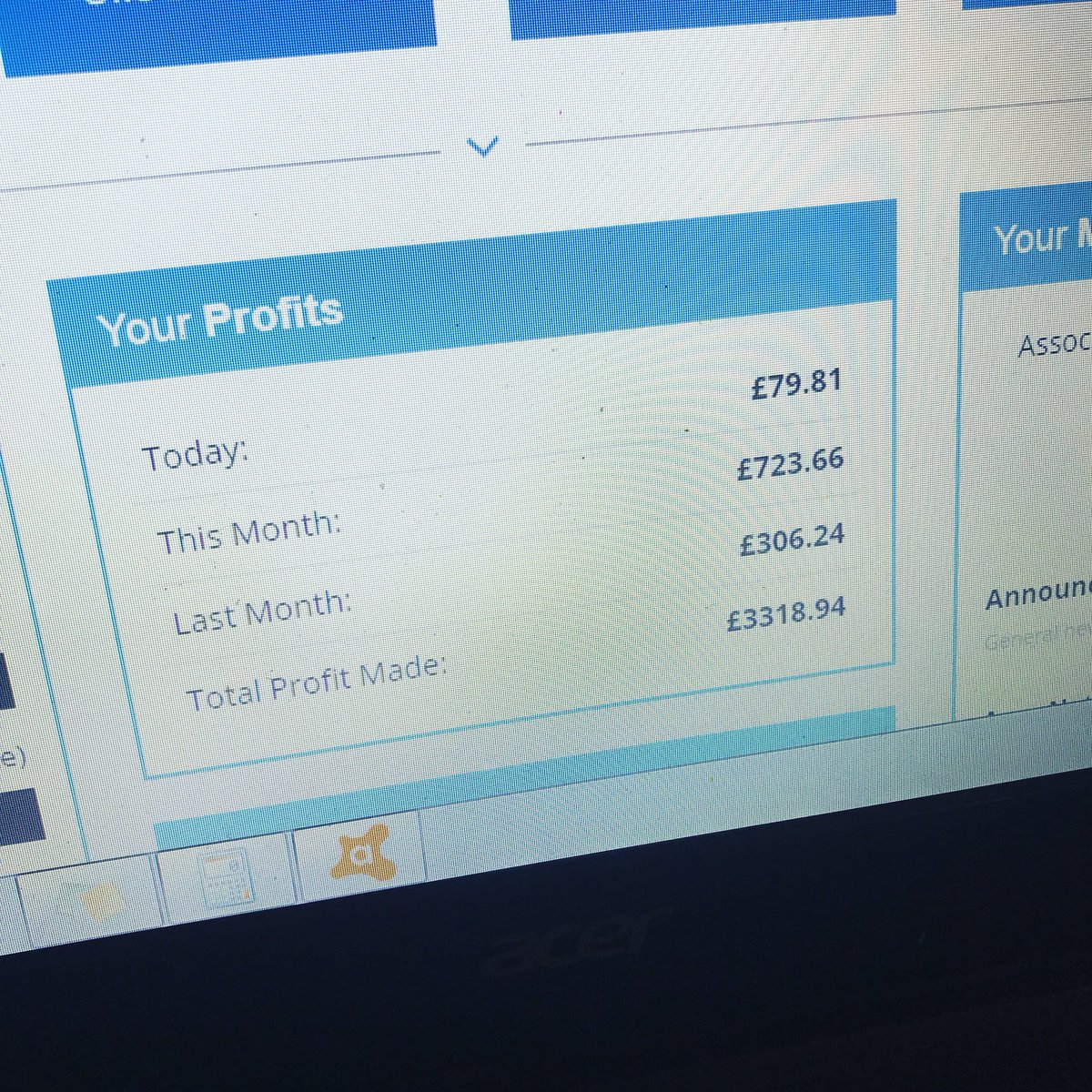 UKMBTips's tweet image. Smashing it this month, using @Profitacca I’m able to make risk free money through betting, check out the link in my bio to get involved 💰👌🏻🔥#MatchedBetting #profit #accumulator #betting