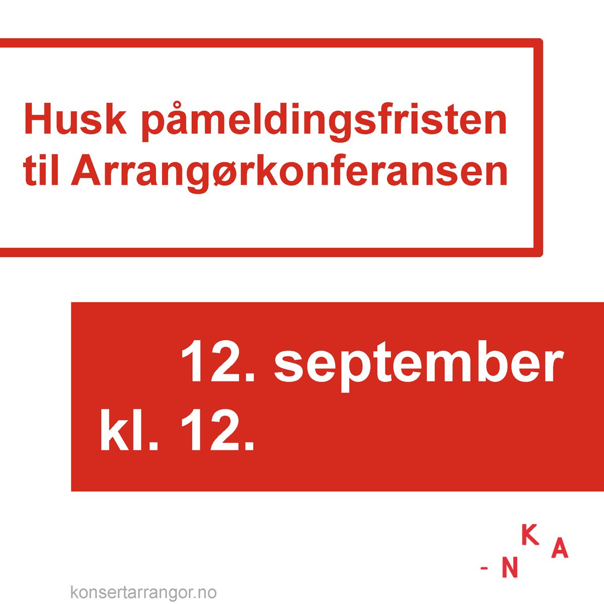 Siste mulighet! I dag stenger vi påmeldingen til #Arrkonf2018: bit.ly/2PfD0Mm