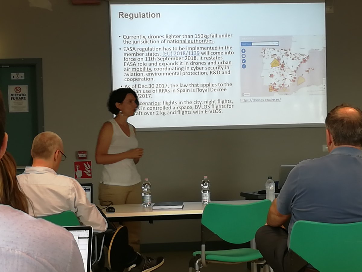 drones_112's tweet photo. Thanks to Ana M. Bernardos, Universidad Politécnica de Madrid (UPM), for the interesting Seminar about "Drones as IoT Platforms: Architectures and Applications" @IPTCrtd, @DAUINatPoliTO https://t.co/rE47BFjPI7