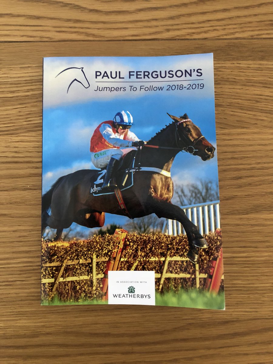HorseRacing_Net's tweet image. 🚨Jumpers To Follow 2018-19 Book Giveaway🚨 

✅Follow Us
✅Retweet this post

You will be in the hat to win this excellent book from @paulfergusonJTF!

A great companion for the winter.