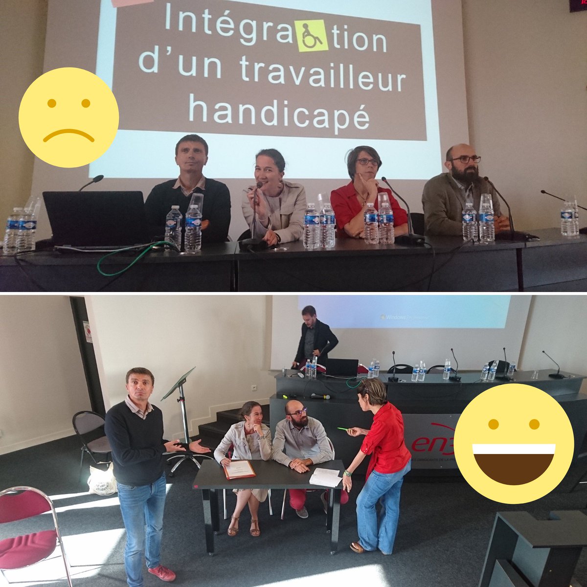Une sensibilisation dynamique versus une sensibilisation soporifique ! Avec <a href="/scop3pH/">petitspaspourl'Homme</a> c'est toujours la première qui est proposée ! #handicap #RH #diversité #sensibilisation #theatre Merci <a href="/EN3S_officiel/">EN3S</a> de nous avoir fait confiance une nouvelle fois !