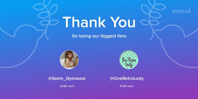 IntegraJewels's tweet photo. Our biggest fans this week: @Swim_Gymwear, @OneRetroLady. Thank you! via https://t.co/2dzb5ZsxEw https://t.co/H7jxd5psiF