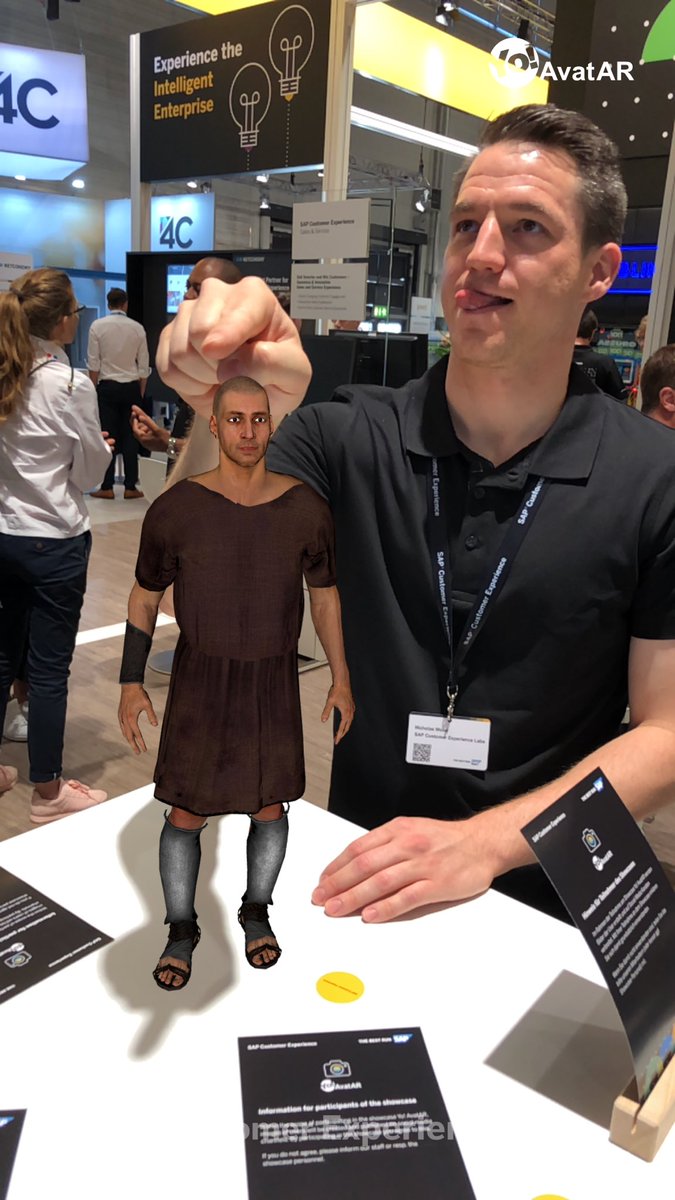 YoAvatar1's tweet image. Yo!avatAR #DMEXCO18 #SAP_CX