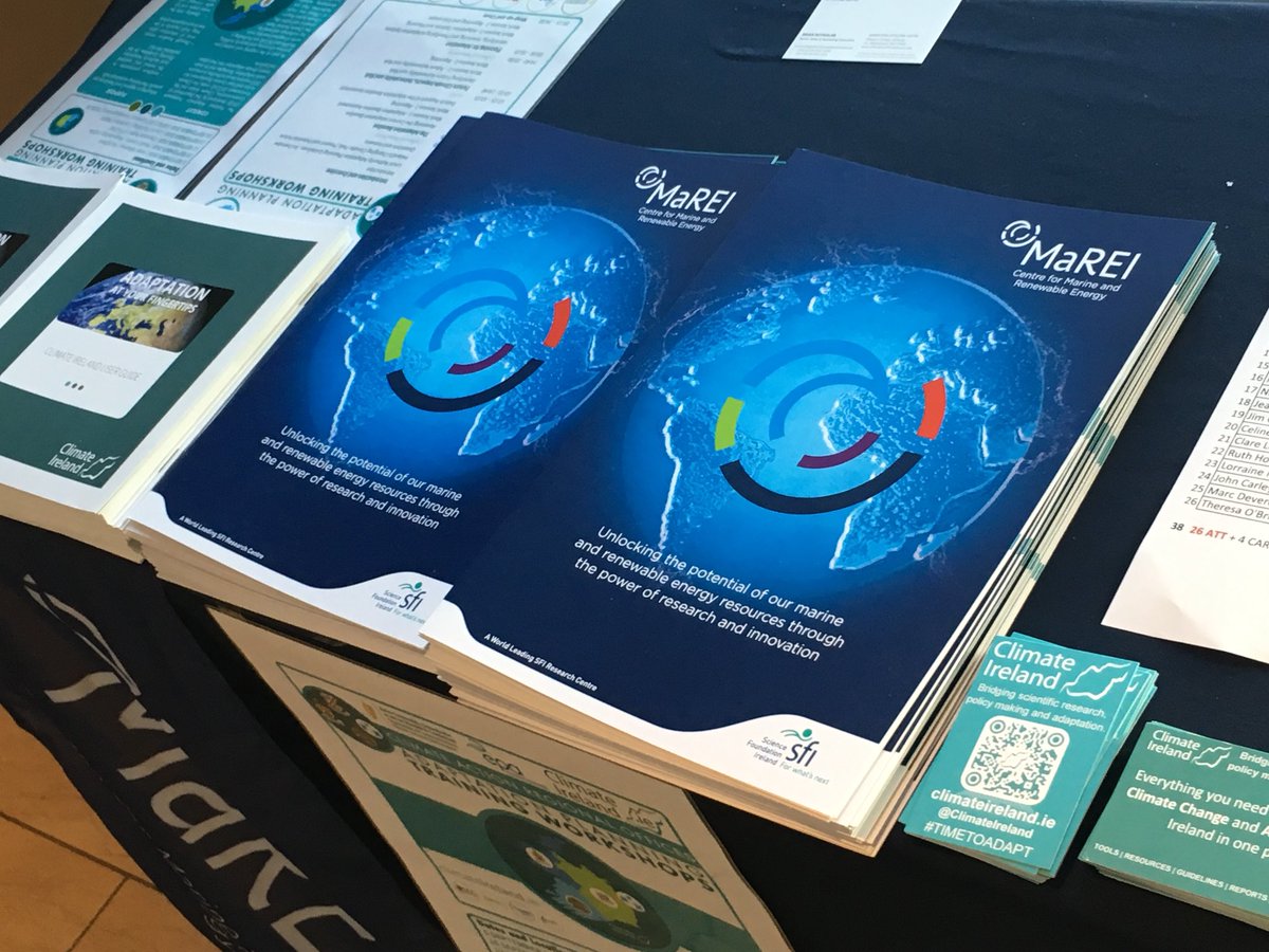 ClimateIreland's tweet photo. We’re all set up it’s #Time2Adapt in #Athlone for part 2 of the Eastern and Midlands Climate Action Regional Office training worshop https://t.co/EAhvE2XtY5