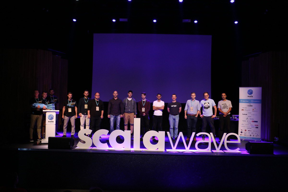 A huge Thank You to our awesome Speakers, who caught the wave with us and made this edition so special :) <a href="/Krever01/">Voytek Pituła 💙/💛/🖤</a> <a href="/owczarek_kamil/">Kamil Owczarek</a>  <a href="/jdegoes/">John A De Goes</a> <a href="/lukasgasior/">Łukasz Gąsior</a> <a href="/kubukoz/">Jakub Kozłowski</a> <a href="/JoanG38/">Joan Goyeau</a>  <a href="/rolandkuhn/">Roland Kuhn</a>  <a href="/runarorama/">Rúnar</a> <a href="/rabbitonweb/">Pawel Szulc</a> Avi Levi <a href="/propensive/">Jon Pretty</a> 
You Guys rock!

#catchthewave #scala