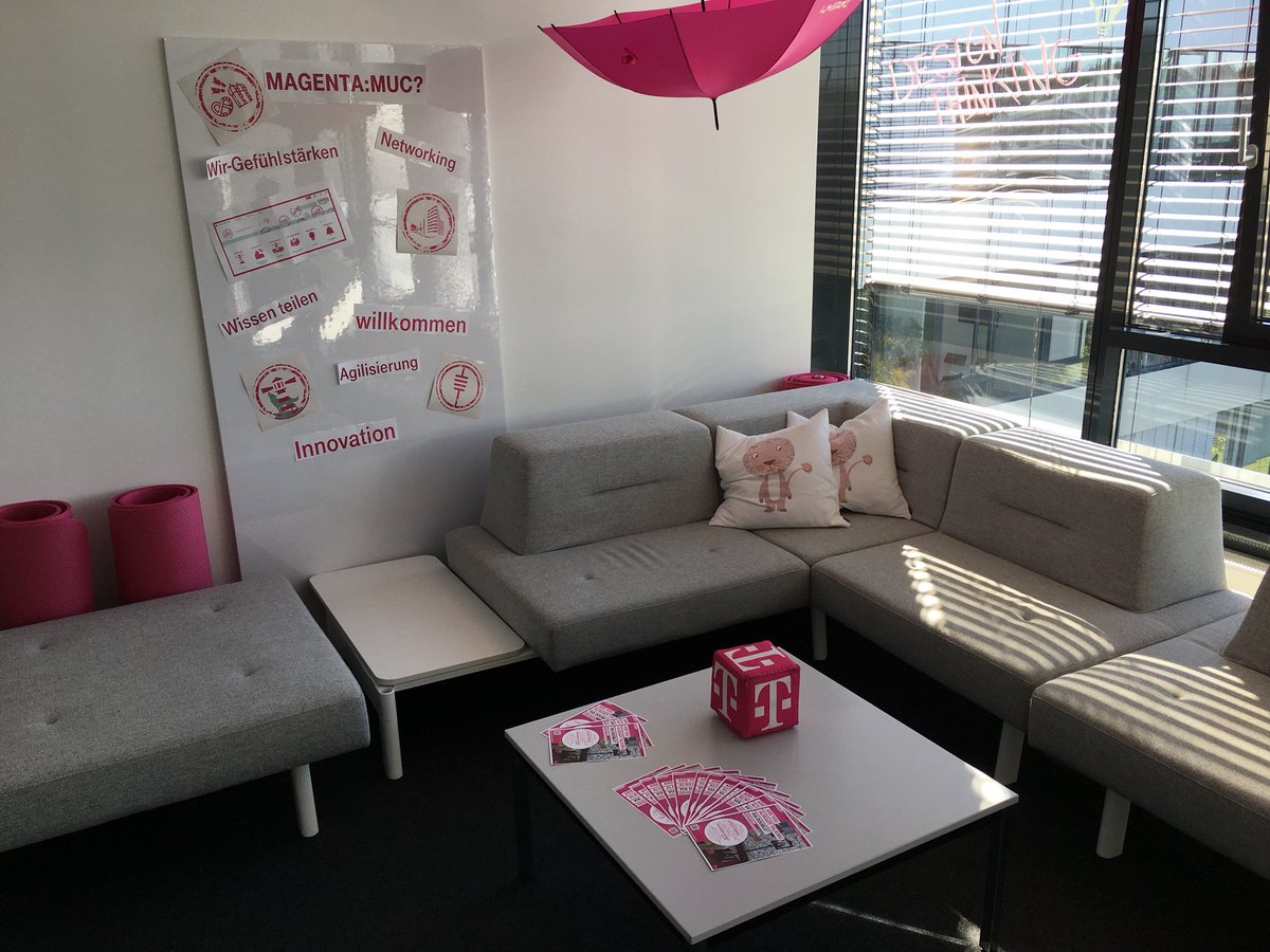 Remote becomes personal - 1st event in MUC starts at 11 am in the creative room. Stay tuned! #magentanewwork #telepresence #telekomwall