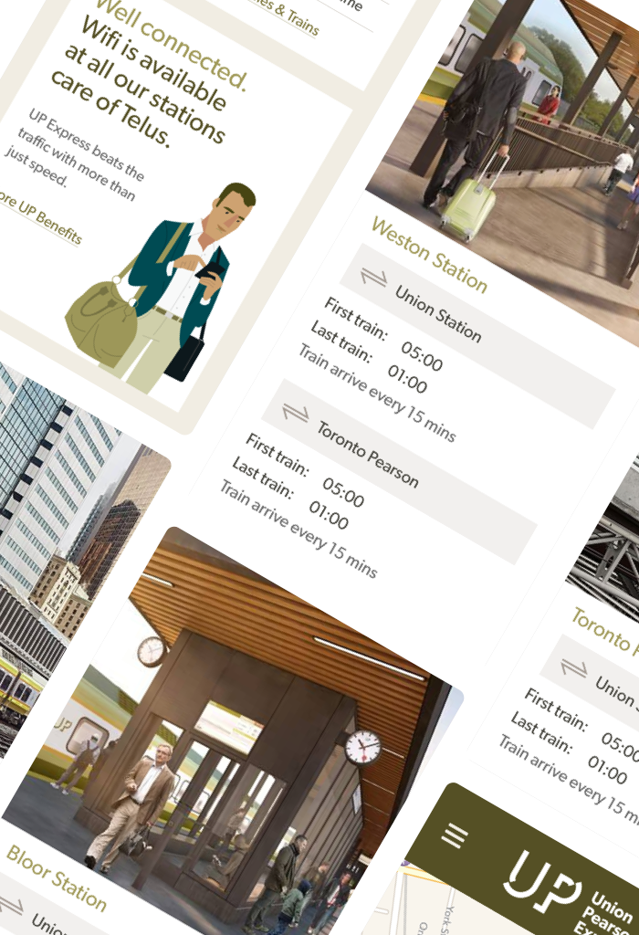 EveryInteract's tweet photo. Case study for Union Pearson Express Toronto airport train shuttle, transporting 10,000 daily passengers https://t.co/THz1eyIN5T ✈️ 🇨🇦 #Toronto #Railway #Websites #UI https://t.co/xWNz7f47hC