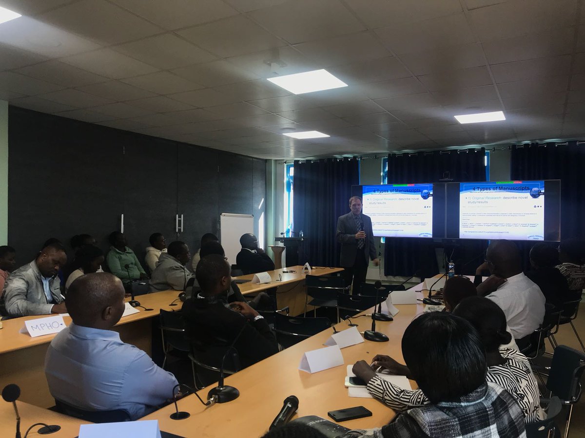 TerryKatz7's tweet photo. Our first #RTCfellows seminar at MTRH in Kenya!  The topic of: Writing and Critiquing Manuscripts, had with an emphasis on Editor and Peer Reviewer findings.  Over 60 medical students, faculty, and clinical researchers attended!  @MSDInvents @BIOVentures https://t.co/wWOu9kK7q0