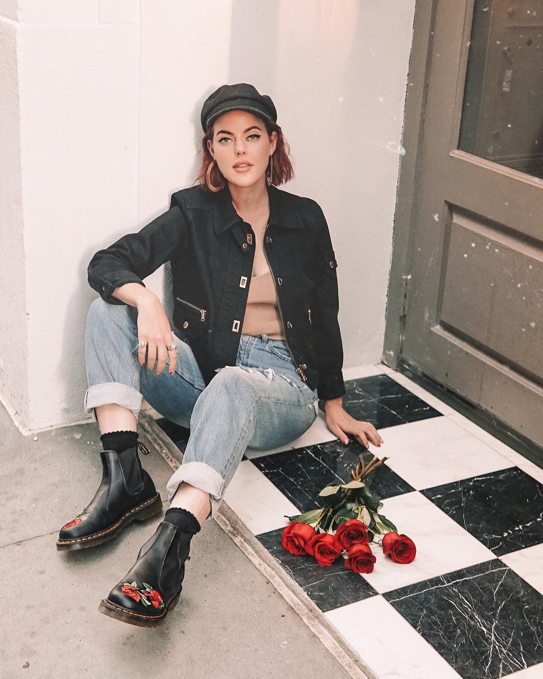 Dr martens top 2976 rose