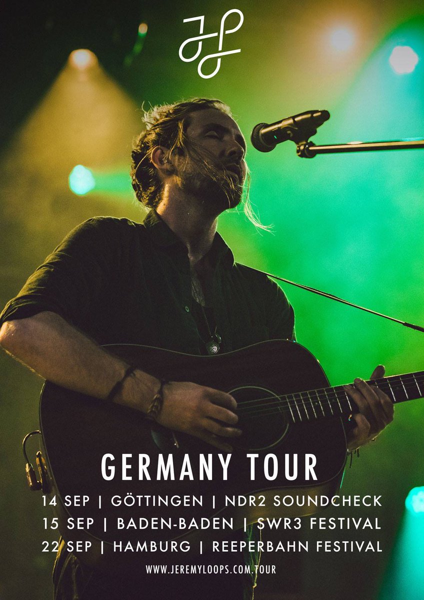JeremyLoops's tweet image. 🇩🇪 Before the big tour next year, we’ve got a brisk tour this month! We’re playing shows with our friends at &amp;amp;😊@swr3, @ndr2, and @Reeperbahn_Fest! Last minute tickets for NDR2 here: jeremyloops.com/tour